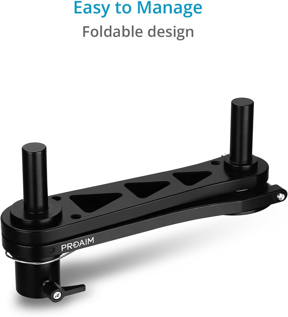 PROAIM Universal ST-Docking/Balance Bracket for Handheld Camera Stabilizers up to 25kg/55lb. Mount to C-Stands w 5/8” Post