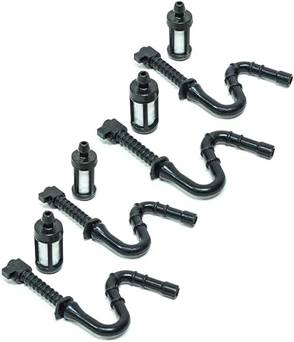 MaxLLTo Paquete de 4 filtros de línea de combustible de repuesto 1128 358 7701 para motosierra Stihl MS460 MS440 MS361 044 046