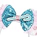 Mouse Ears Headband, Shepherdess Bo Mouse Ears for Women Girls, Pink & Sky Blue Sparkly Park ears for Theme parks, outings, parties, birthday parties, Cosplay