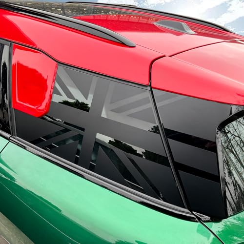 KUNGKIC for Mini Cooper U25 Countryman 2025 2024 2023 Rear Side Window Decals Flag Vinyl Sticker with DIY Installation Accessories by KUNGKIC - Used condition - US$19.56