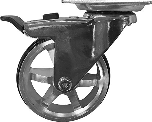 Headbourne 8295E Designer Casters 3 Inch Machined Aluminum Mag Designer Caster, 4 Pack #TOP1