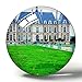 Francia PARC sigilli Magnete per Frigorifero 3D di Souvenir Regalo di Viaggio Cerchio Magneti per Frigorifero in Cristallo