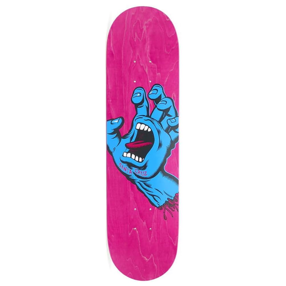 SANTA CRUZ Skateboard Skateboard Screaming Hand Deck Bitch 7,8" Grip inklusive und Sticker