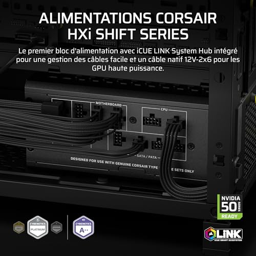 Corsair ATX 80+ Platinum HX1200i SHIFT - vue 5