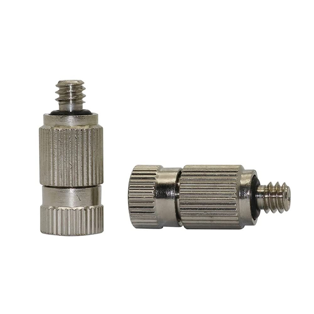 Ugello di nebulizzazione regolabile in ottone, Ugello spruzzatore nebulizzante nebulizzatore 0,1-0,5 mm Raffreddamento for la rimozione del giardino della serra(0.2 Mm)