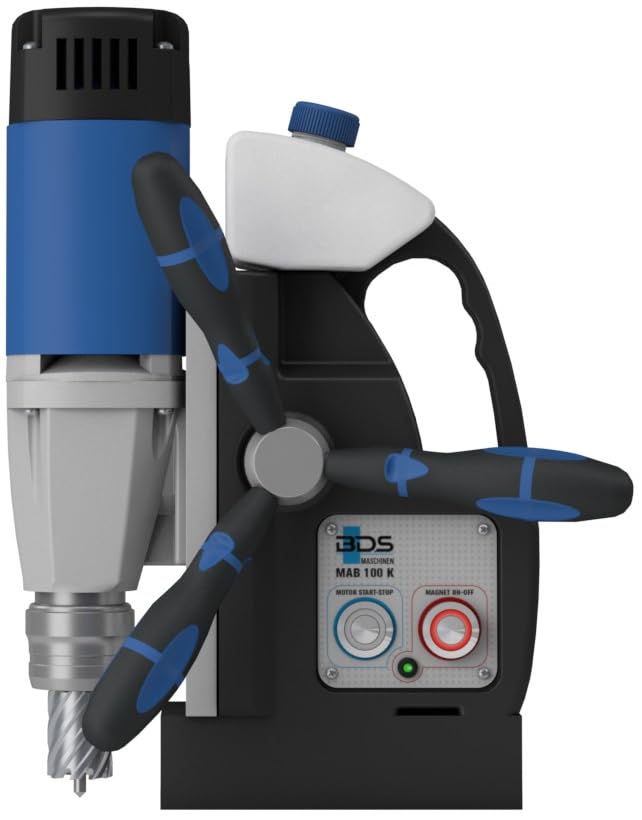 LIGHTWEIGHT Magnetic Drilling Machine | MAB 100K | KEYLESS Tool Holder | ⌀32 mm Core Drilling | 55 mm Cutting Depth | 9.9 Kg. Weight | BDS Machines (Germany)