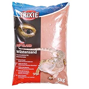 Trixie 76132 woestijnzand voor terraria, 5 kg, rood