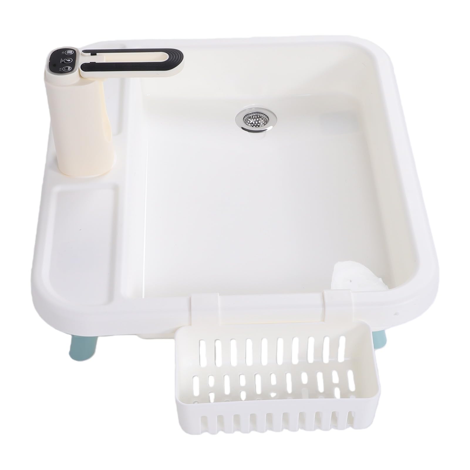 Cocoarm Fregadero Portátil con Bomba Eléctrica, Lavabo para Camping