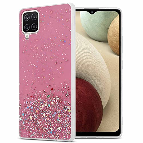 Hülle für Samsung Galaxy A12 / M12 Schutzhülle TPU Silikon Glitzer - Bild 12 von 36