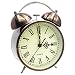 COOJA Vintage Reloj Despertador de Doble Campana con Sonido Fuerte, Alarma Despertador...