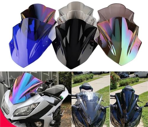 Pare-brise double bulle Ninja 300 idéal pour trajets quotidiens
