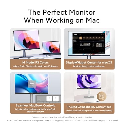 Image of ASUS ProArt Display Professional Monitor 24 inch 16:10 (PA248QFV) - IPS, WUXGA (1920 x 1200), 100% sRGB, Colour Accuracy ?E < 2, Calman Checked, 100 Hz, HDR-10, Light Sync