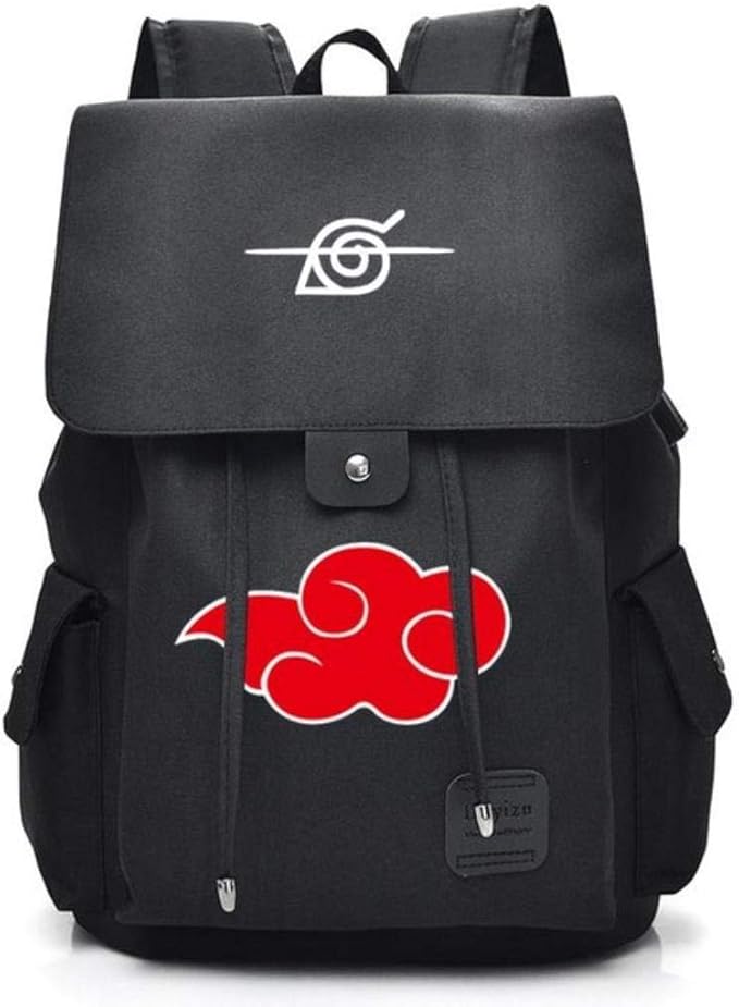 Anime Naruto Cartoon Canvas Backpack for Teenage Akatsuki Itachi School