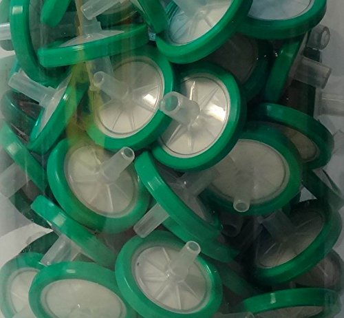 500pcs Disposable Syringe Filters, Nylon 66, 0.22 μm, 25mm, 2.5cm, HPLC