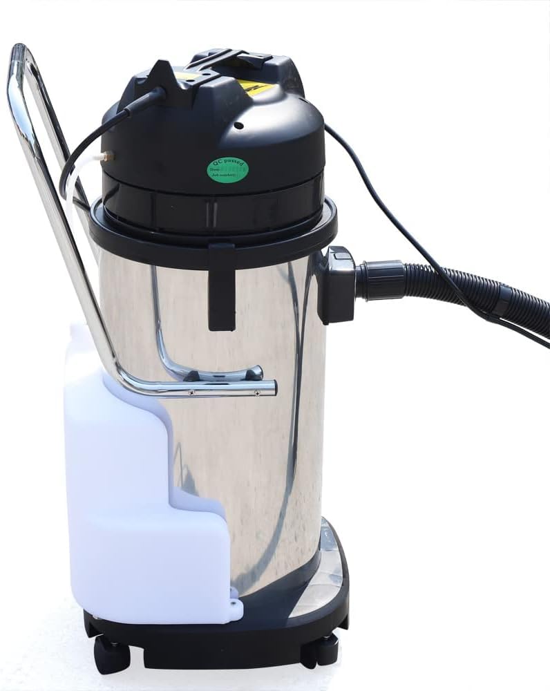 Pulitore per tappeti, 40 l, pulitore per tappeti commerciale 3 in 1 con potente aspirazione, estrattore portatile per pavimenti e tappezzeria, include spazzola piatta e rotonda