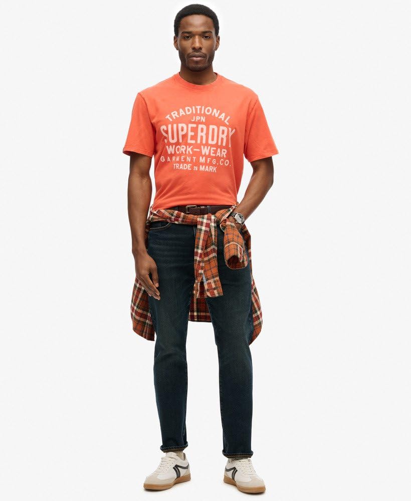 Superdry VL Embroidered Relaxed Tee T-Shirt Unisex-Adulto