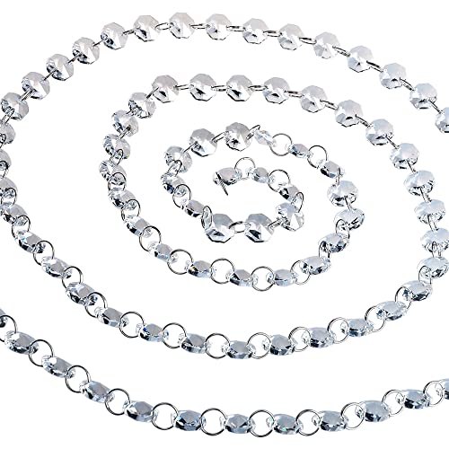 H&D 6Ft Crystal Garland Beads Chain For Chandelier Weddings Christmas Tree Decoration Crystal Ornament #TOP23