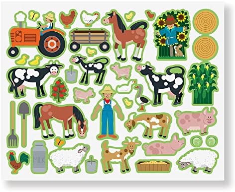 Melissa & Doug Reusable Stickers - Habitats | Activity Pad | Sticker Book | 3+ | Gift for Boy or Girl