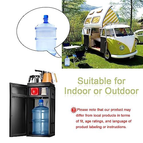 3pcs 5 Gallon Upgraded Silicone Water Jug Cap Reusable 2/3/4/5 Gal Leak-Free Water Jug lid Replacement Bottle Caps Non Spill for 55-60mm Standard/Screw/Crown Bottle Water Dispenser Caps - Image 6