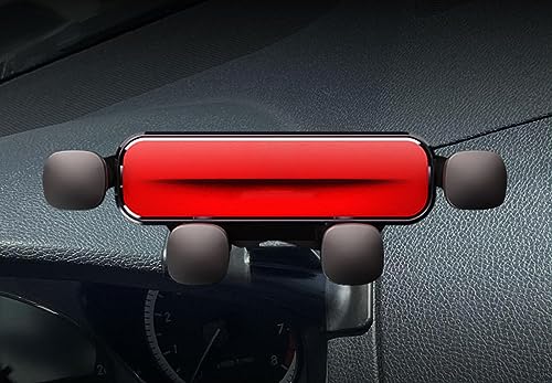 Support de téléphone Mercedes Classe C haut de gamme rouge rotatif à 360 degrés réutilisable