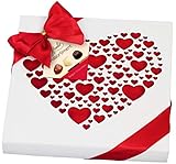Belgian Chocolate Red Heart Gift Box - Perfect for Valentine's Day, Mother's Day, I Love You and Anniversary - 250g