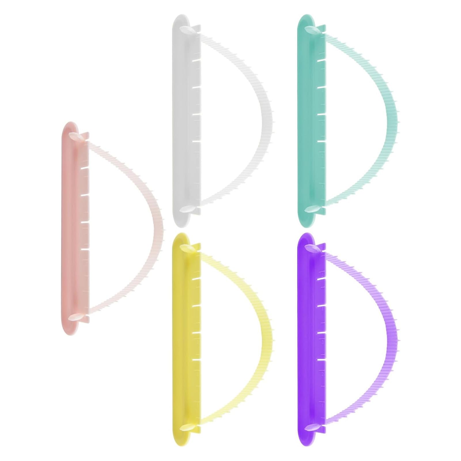 yanwuwa Professional Cake Decorator Aid with Measurement Scale for Accurate Frostings Pattern Frostings Guide Curved Cake Guide with Measurement Marking