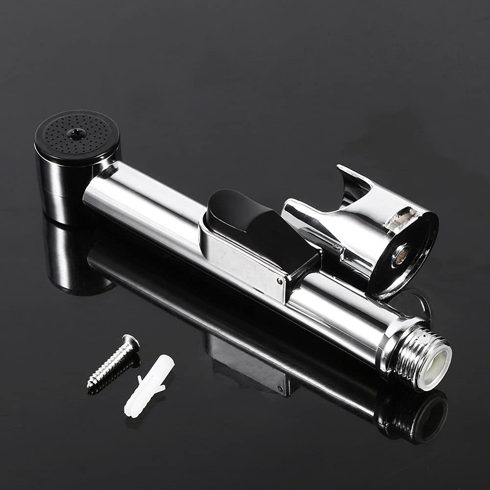 Yosoo ABS Toilet Handheld Bidet Shattaf Toilette Bidet Sprayer Shattaf Cloth Diaper Sprayer for Home Bathroom — view 2