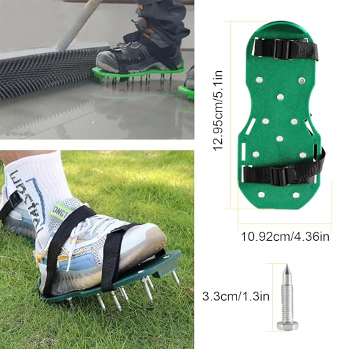 Hanured® Bodenbeschichtung Set, Entlüftungswalze, Farbroller, Nagelschuhe ausgleichsmasse, Zementboden Nivellierwerkzeuge