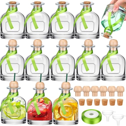 Hushee 12 Pcs 8oz/ 250ml Empty Patron Bottles with...