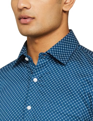 Image of Van Heusen Formal Shirt for Men | Cotton | Print | Slim Fit | Full Sleeves