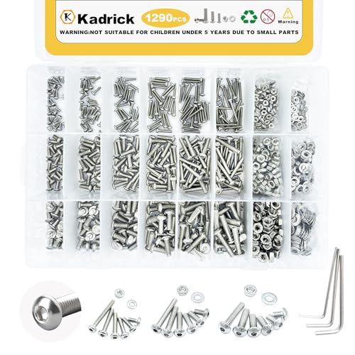 Vis métriques M2 M3 M4 en acier inoxydable 304 Kadrick, l'excellence de la visserie de précision