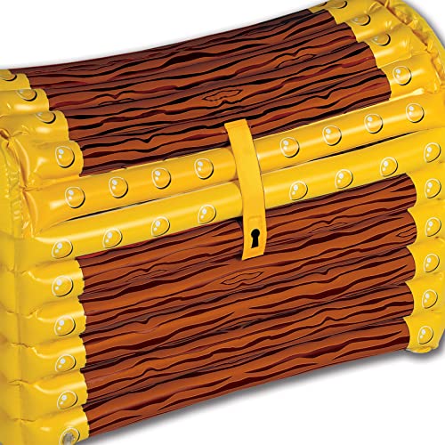 Image of Beistle Inflatable Treasure Chest Coolers.