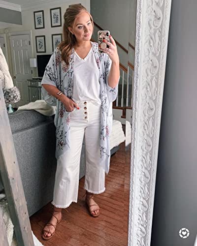 Image of Moss Rose Women Summer Bikini Kimono Bathing Suit Cover Ups for Swimwear