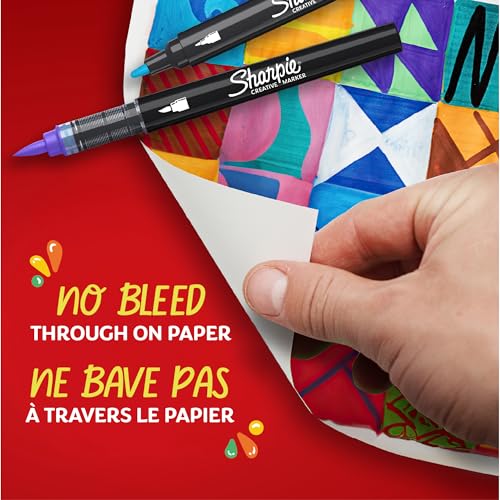 Image of Sharpie Creative Acrylic Markers - Brush Tip, Set of 2, 2196903