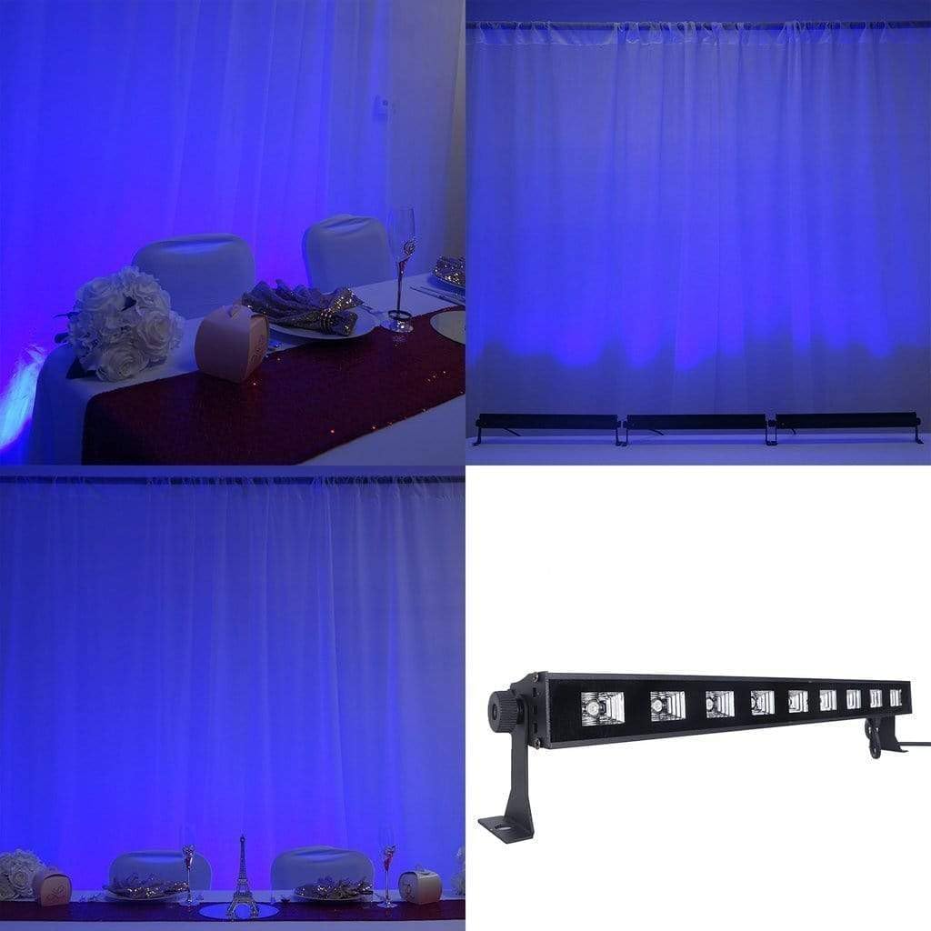27 Watt Purple LED Stage Wall Backdrop Strobe Spotlight with Adjustable Rate - Wedding Backdrop Centerpieces Decorations