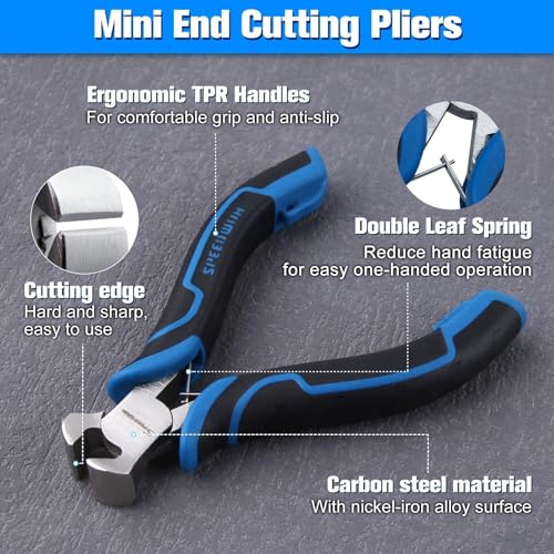 SPEEDWOX Mini pince coupante pour la fabrication de bijoux, arrache-clou, extracteur d'agrafes, réparation de fermeture éclair – Image 5