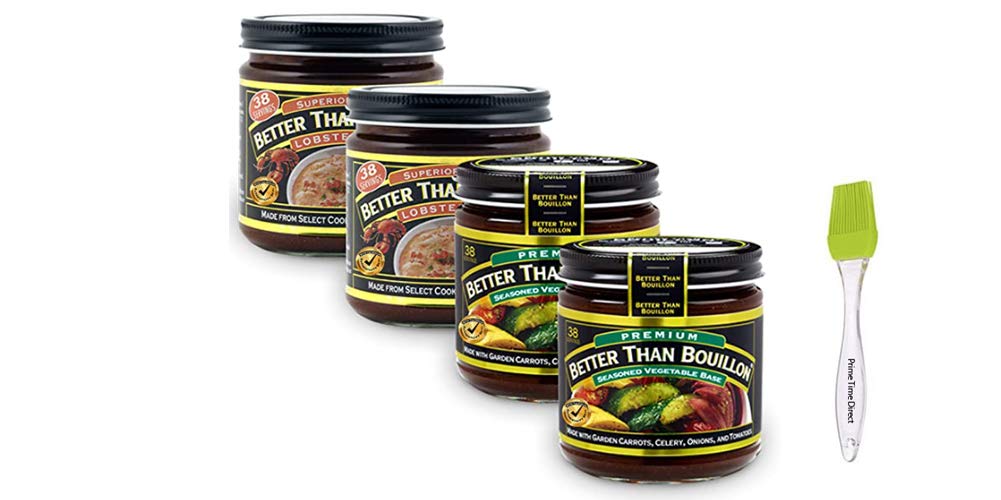 Better Than Bouillon Lobster Base 8 oz & Vegetable Base 8