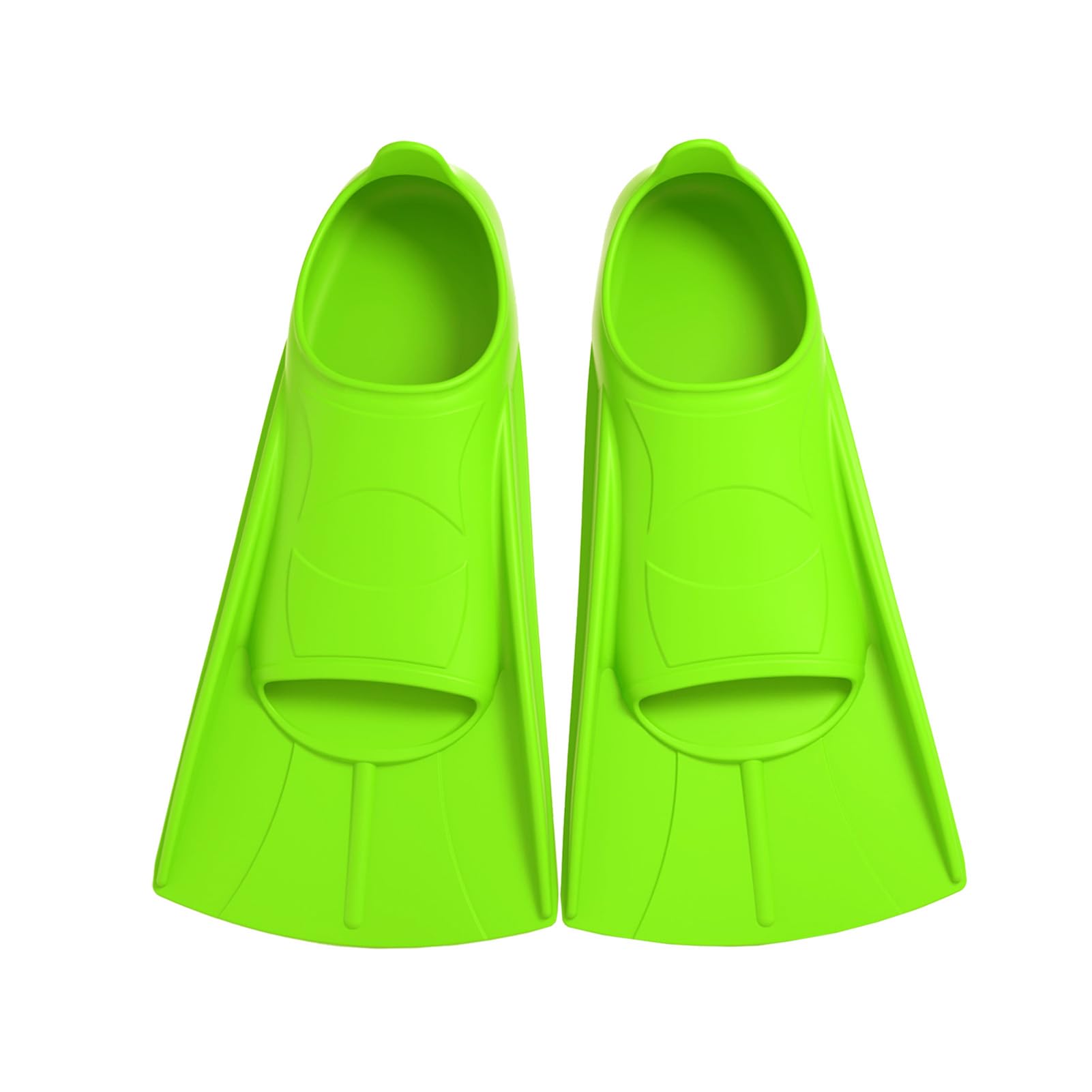 YushengTai Silicone Swimming Fins for Adults and Children - Short Fins for Snorkeling and Diving Beginners - Ideal for Swimming Pool and Sea Training