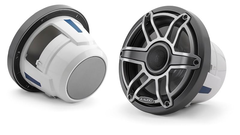 M6 Series 8.8 Marine Coaxial Speakers w/ Titanium Sport Grille - M6-880X-S-GmTi [010-03079-00]
