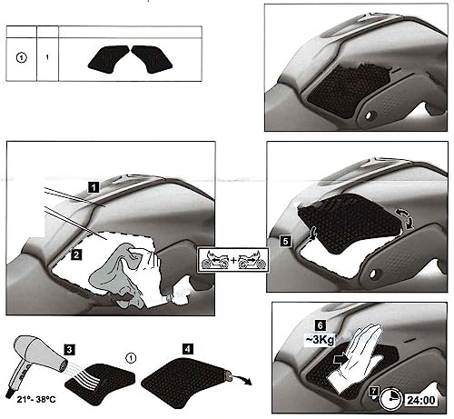 Grip genou Kawasaki Ninja 400 protection pour balade