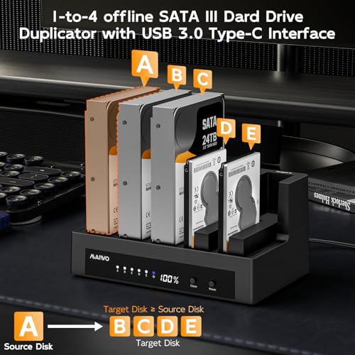 Station d'accueil pour disque dur 5 baies pour libérer de l'espace PC