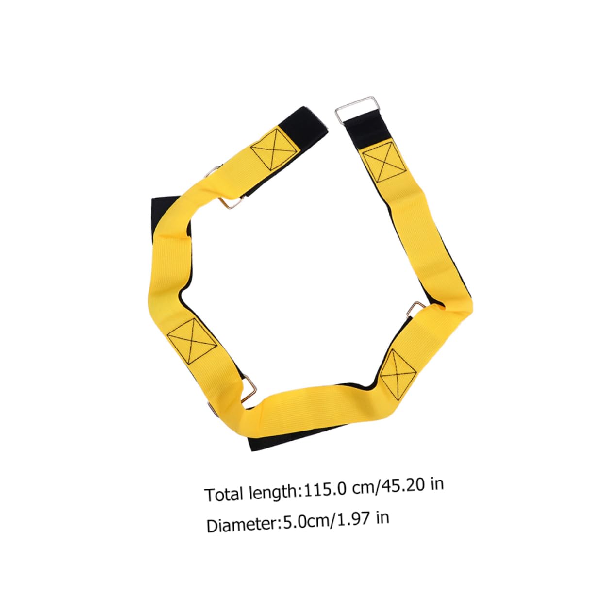 DECHOUS 1 Pair Game Belt for Shaped Lawn Team Practice Cute Web Gamer Field Outdoor Large Agility Training Equipment Jumbo Adults Cooperative Footsteps Game Nylon