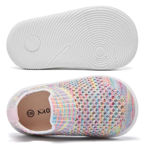 Image of MORENDL Baby Toddler Walking Socks Non-Slip Breathable Unisex Casual Sneakers