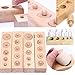 Pixnor Montessori Wooden Cylinder Socket Family Pack Early Learning Education Toy