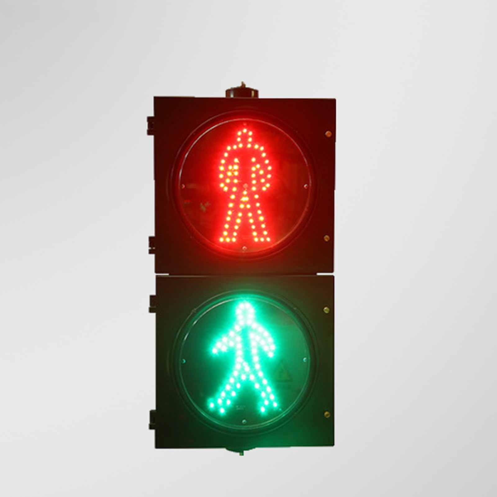 YQMHEZ Traffic Light, Red/Green Traffic Signal Light, Stop and Go Light, PC Housing Waterproof, Cobweb Lens Warning Light, Car and Pedestrian Road Signs(24V)