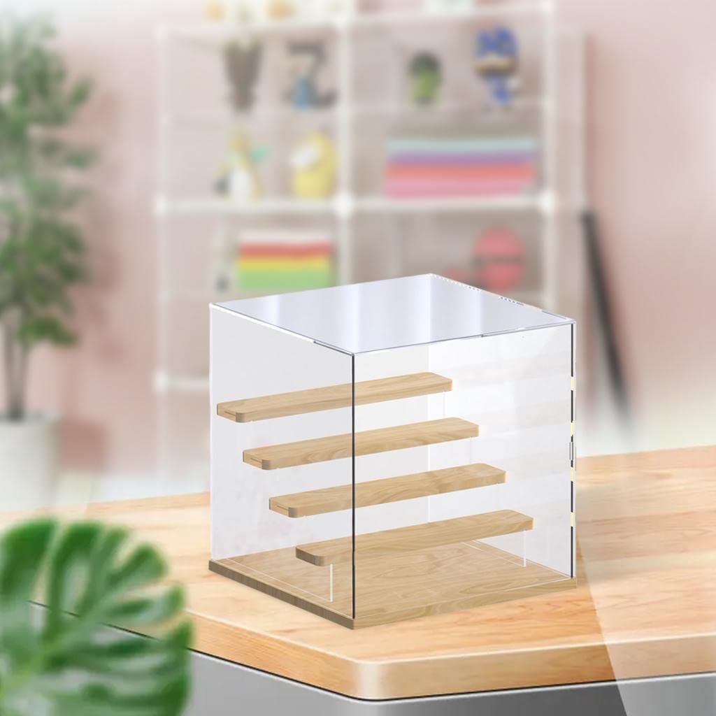 Espositore per bambole in acrilico, organizer per oggetti da collezione, scatola per bambole, action figure e altro ancora, per casa, ufficio e bancarelle del mercato, 5 strati B