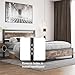 ALTLLEN Headboard Only Wooden Headboard with Metal Slats Sturdy Rustic Headboards Easy Assembly, Twin XL/Queen/King (King)