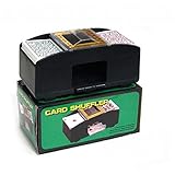 Brybelly 2 Deck Automatic Card Shuffler w/2 Free Decks of Bicycle Playing Cards – Battery-Operated Electric Shuffler - Great for Home & Tournament Use for Classic Poker & Trading Card Games