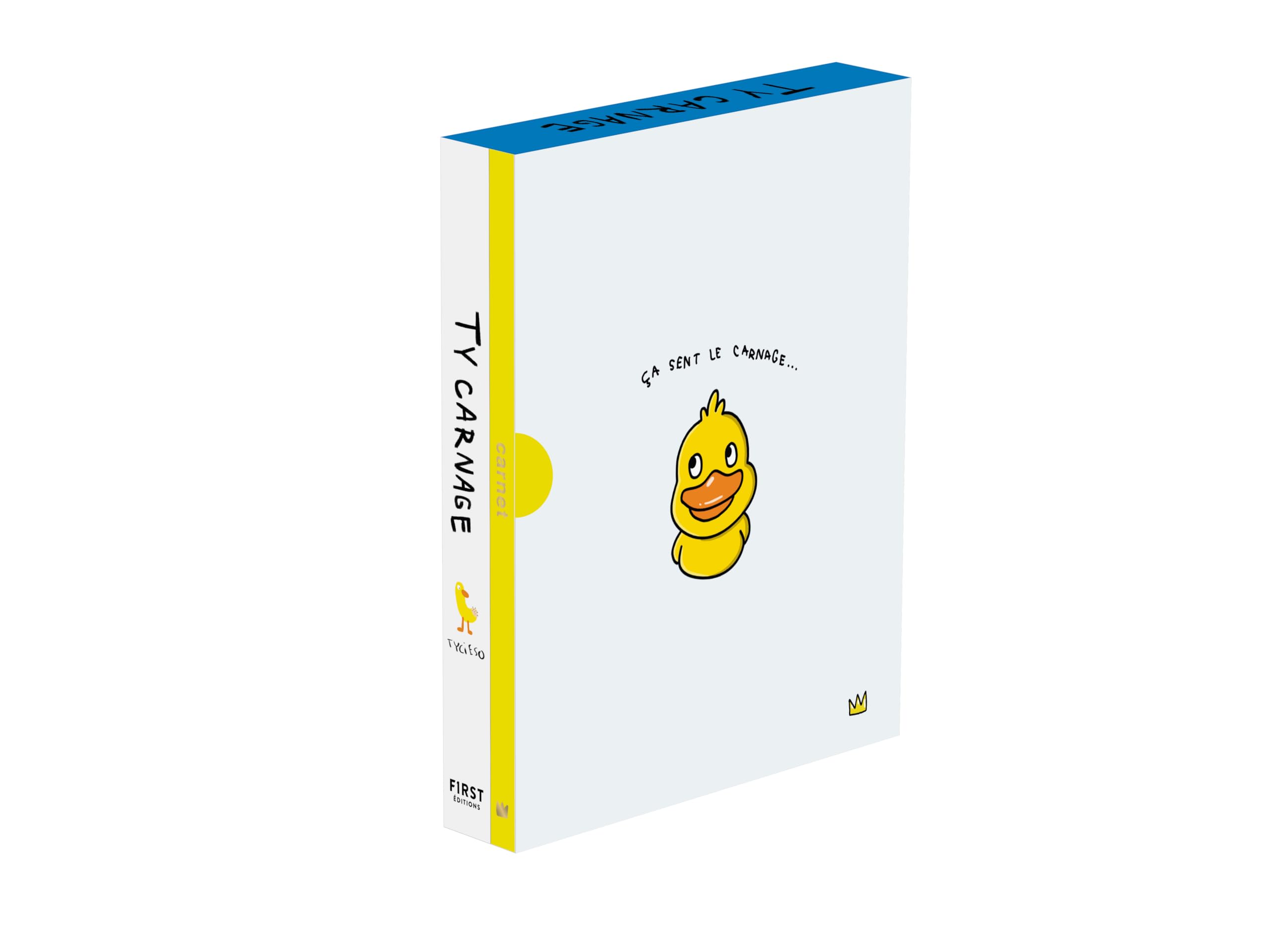 Ty Carnage - le coffret collector avec un carnet d'artiste: livre d'activités + carnet à remplir - offre cadeau - loisir artistique - par l'artiste des réseaux Tycieso
