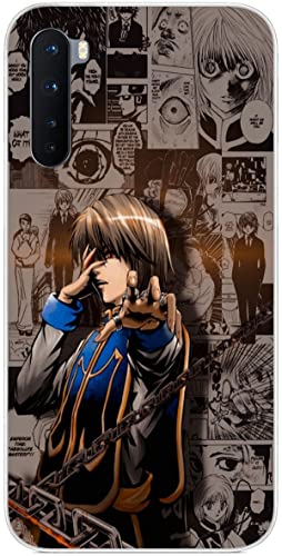 Kompatibel mit OnePlus Nord Hunter X Anime Kurapika's Hunter 464 Hülle Weiche Slim Fit TPU Schutzhülle Silikon Cover Handyhülle Clear Cover